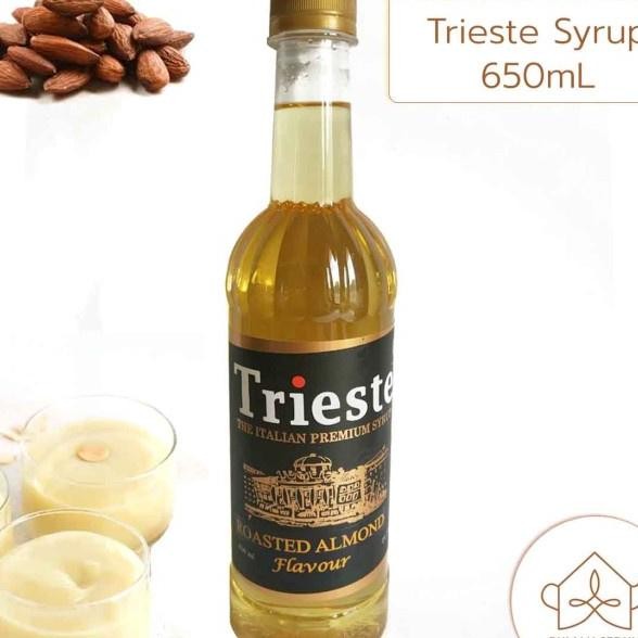 

650 Ml Roated Almond Yrup Mer Triete Irop Almon