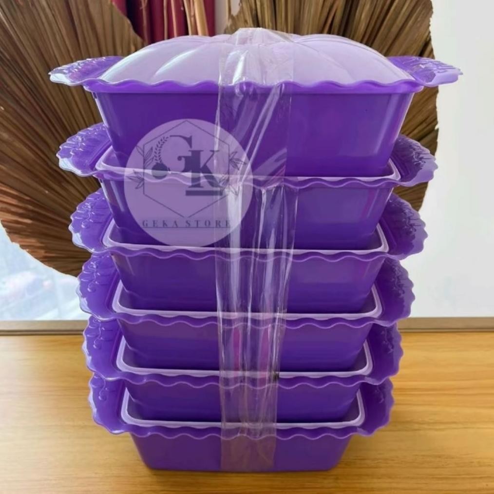 Ready Promo 1 Set Isi 6 Prasmanan / Prasmanan Cantik Isi 6 Bahan Plastik Tebal