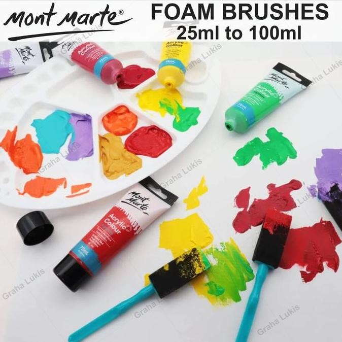 

ready !!! Mont Marte Foam Hobby Brush