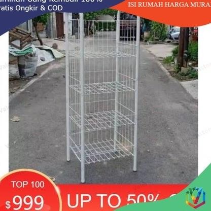 rak chiki warna 4 susun , rak serbaguna 4 susun, rak ciki 4 tingkat , rak ciki , keranjang chiki / R