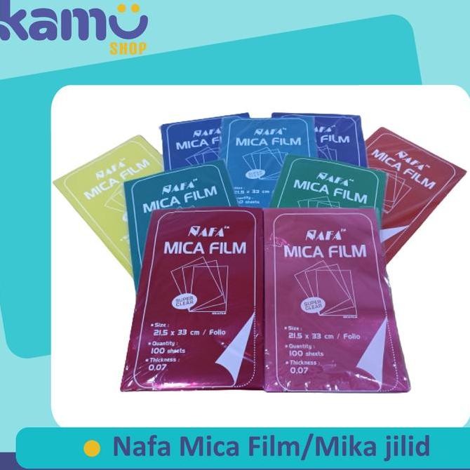 

Nafa Mica Film / Mika jilid / Mika Film Warna [Isi 100 lembar] - MFF murah