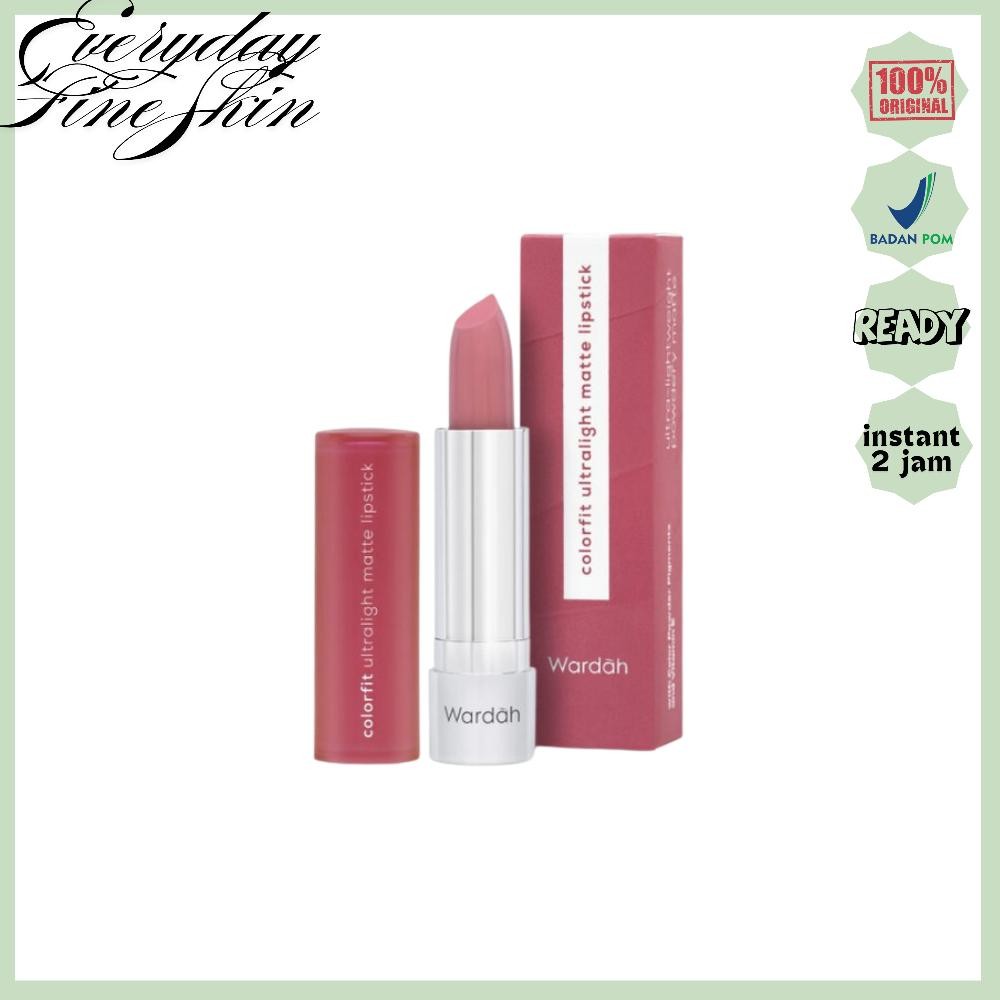 WARDAH Colorfit Ultralight Matte Lipstick Lipstik BPOM
