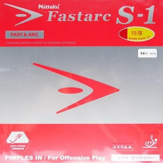 Special Price Karet Pingpong Tenis Meja Nittaku Fastarc S1 Original Japan Terlaris