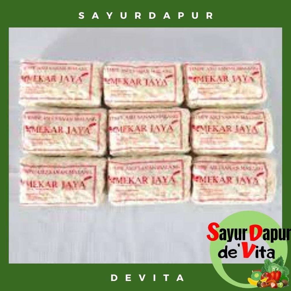 

Harga Terjangkau Tempe Khas Malang Mekar Jaya, 200Gram