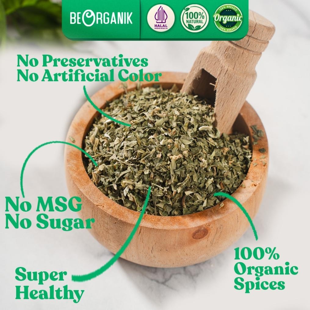 

Nikmati Beorganik Dried Celery Flakes / Daun Seledri Kering