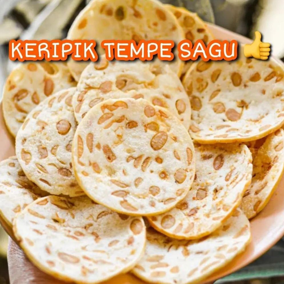 

Mampu Bersaing Tempe Sagu Renyah Gurih Netto 100Grm