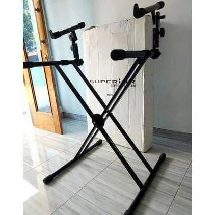Superior Ms036 Stand Keyboard Double, Silang Big Promo