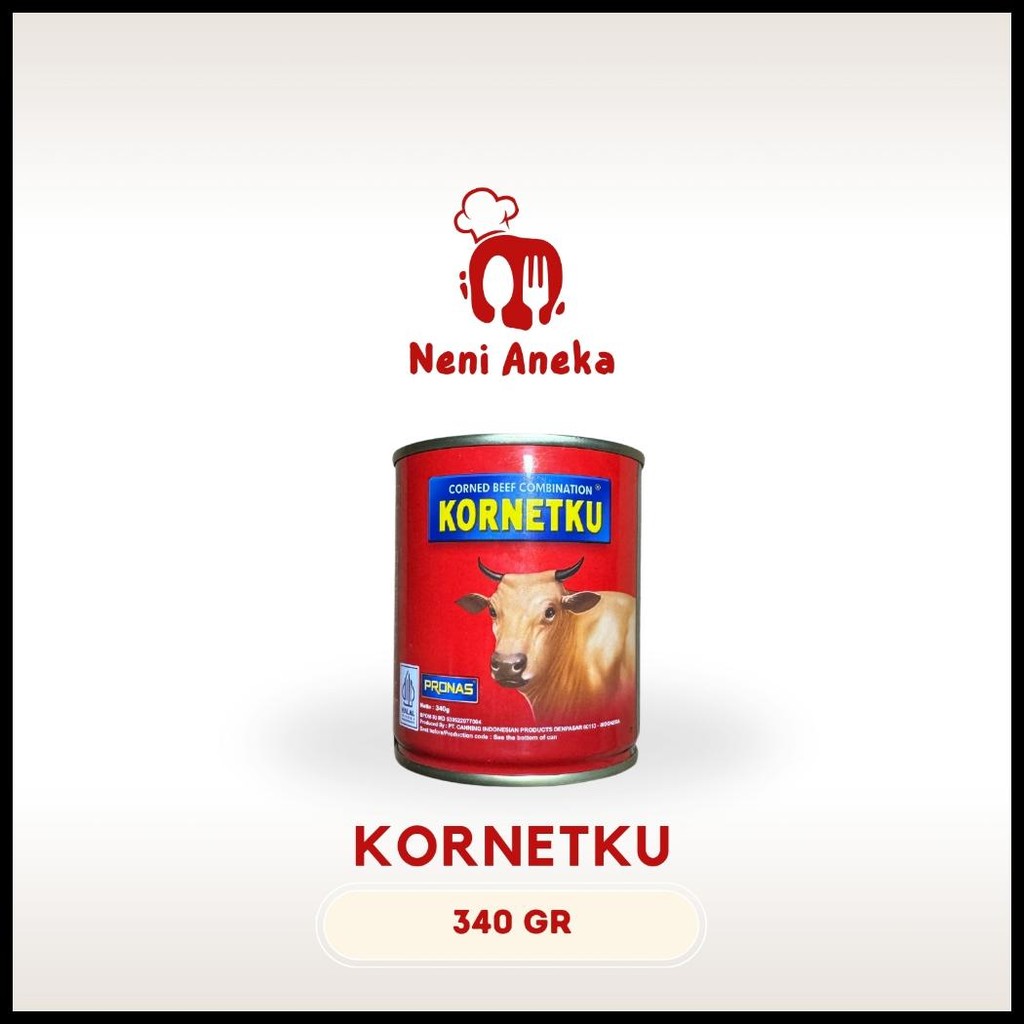

PRONAS KORNETKU CORNED BEEF KORNET DAGING SAPI - 340GR