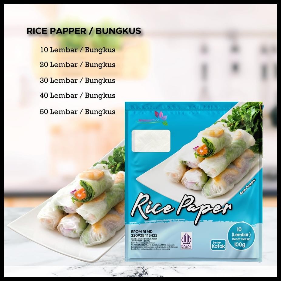 

[BELI 3 GRATIS 1] RICE PAPER 100G / BANH TRANG HIGH QUALITY RICE PAPER / KULIT LUMPIA VIETNAM RICE PAPER / RICE ROLL SPRING ROLL