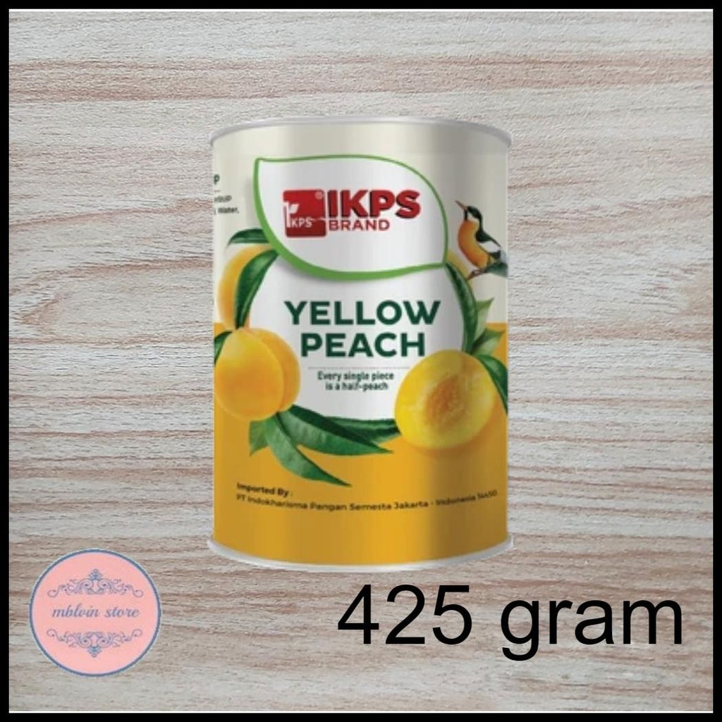 

YELLO PEACH IN HALVES IKPS 425 GRAM