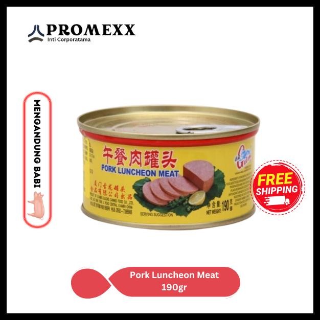 

GULONG CANNED HAM PORK LUNCHEON MEAT 190 GRAM |NON HALAL