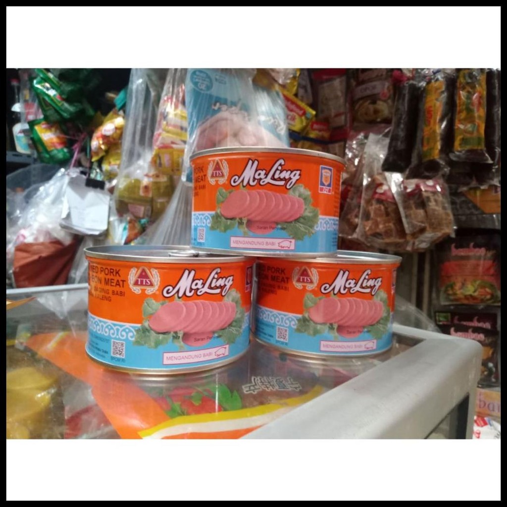 

MALING TTS CANNED PORK LUNCHEON MEAT BERAT/ISI 397GR