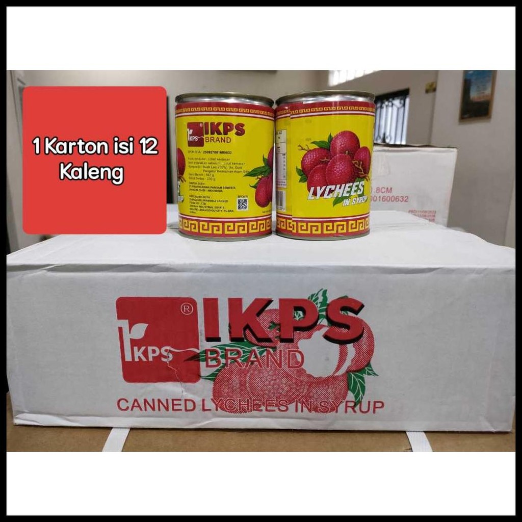 

IKPS LYCHEE LECI KALENG 1 DUS ISI 12 KALENG / 12 X 567GR (1 KARTON ISI 12 KALENG)