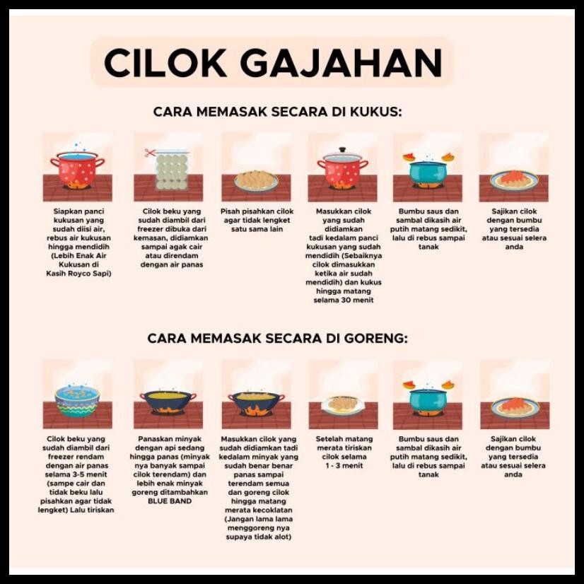 

CILOK GAJAHAN FROZEN ASLI JOGJA NON MSG KEMASAN VACUM