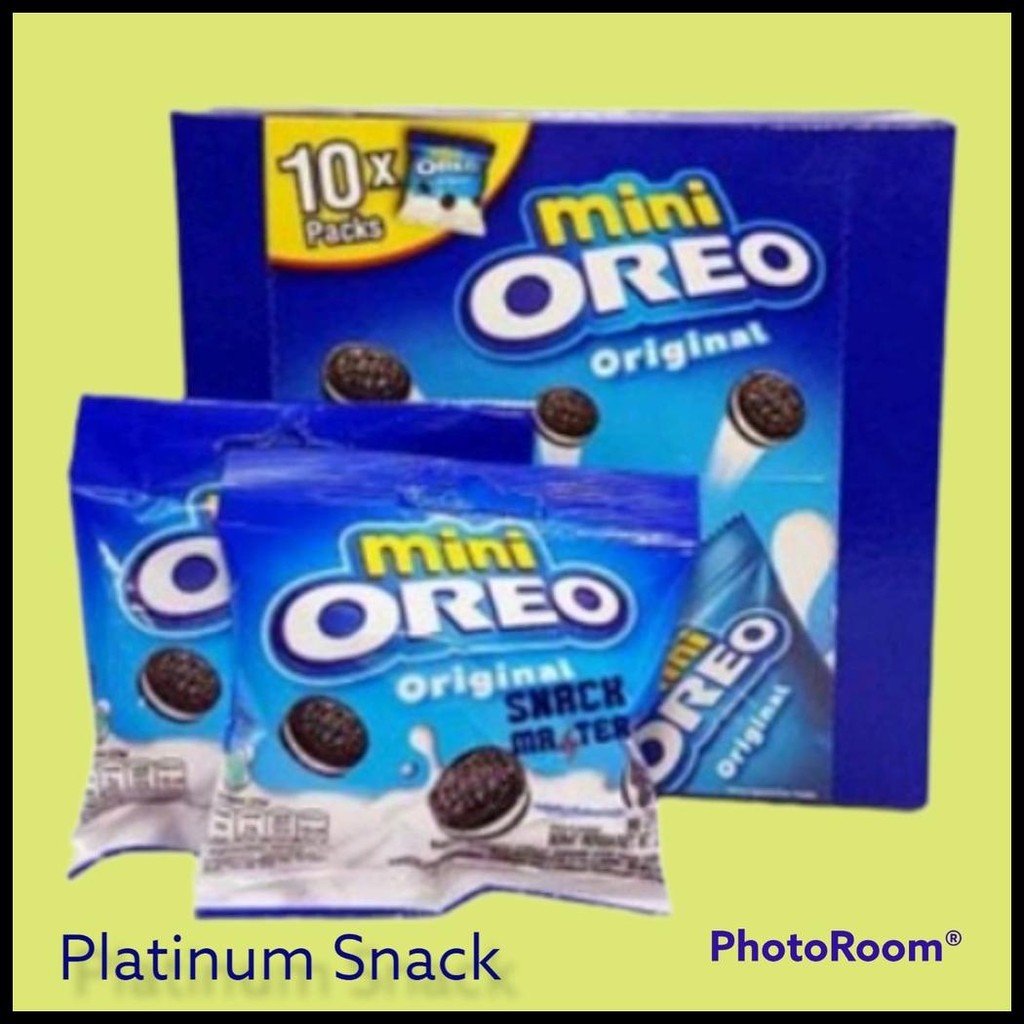 

MINI OREO ORIGINAL, CHOCOLATE, STRAWBERRY 204G (10 PACKS X 20.4G)