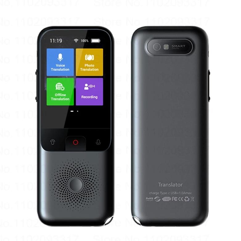 

AI Smart Voice Translator Real Time 138 Languages Photo Offline Recording Portable Audio Translation Device Use for Travel T11