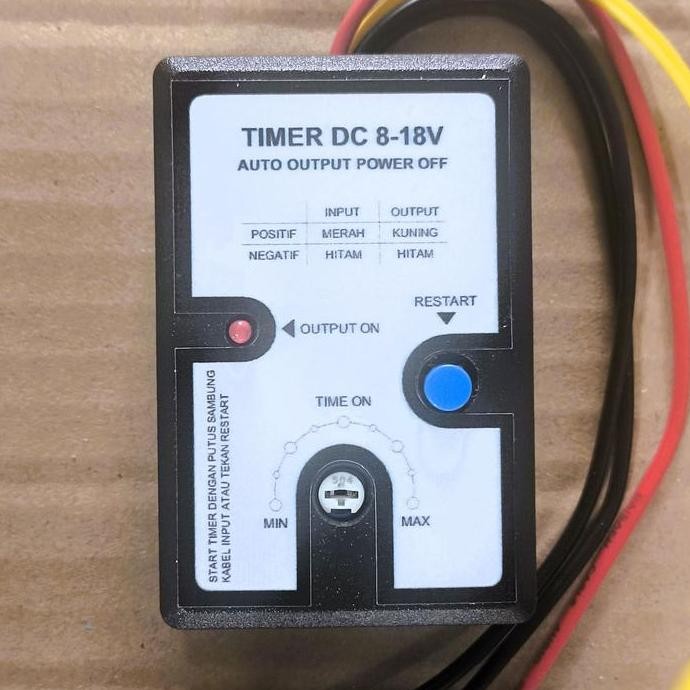 

Terlaris Timer Switch Dc 12V (Auto Power Off) Saklar On-Off 6-18V Otomatis