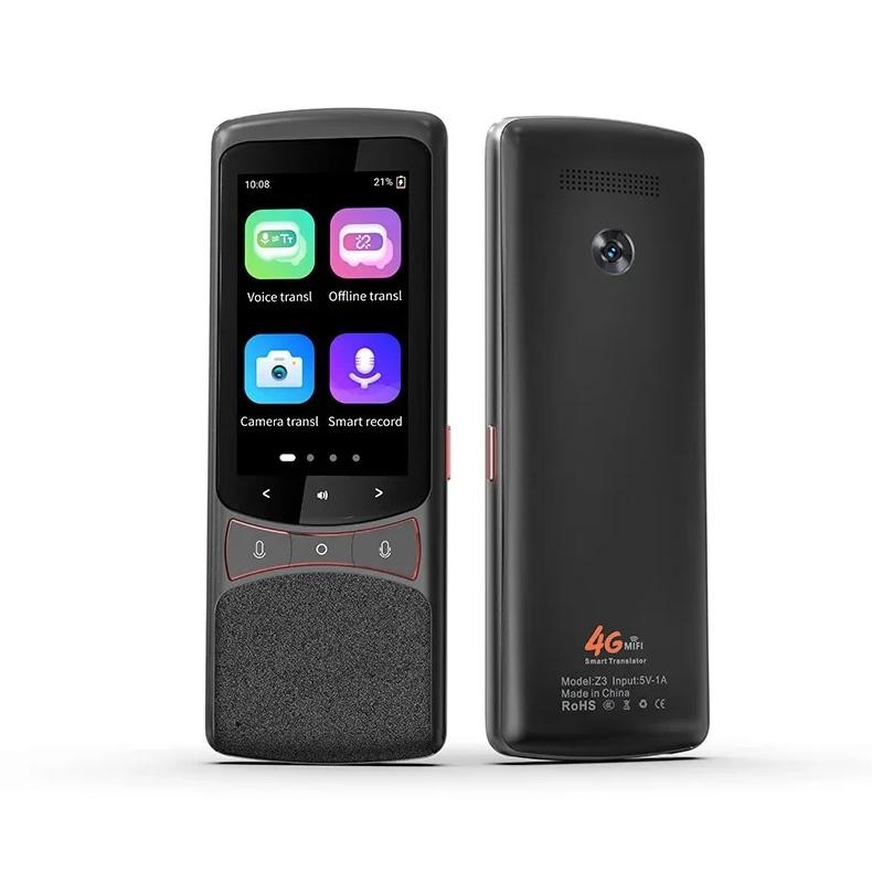 

4G translator Z3 intelligent voice translator photo translation recording translation WIFI translator