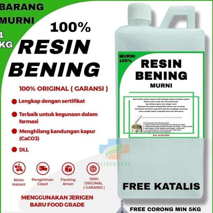 

RESIN BENING MURNI PURE 100% /FIBERGLASS 108 Diskon