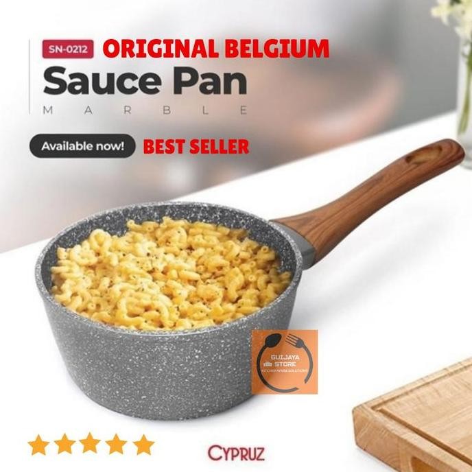 Tersedia Panci Sauce Pan Marble 18 cm Coating SN 0212