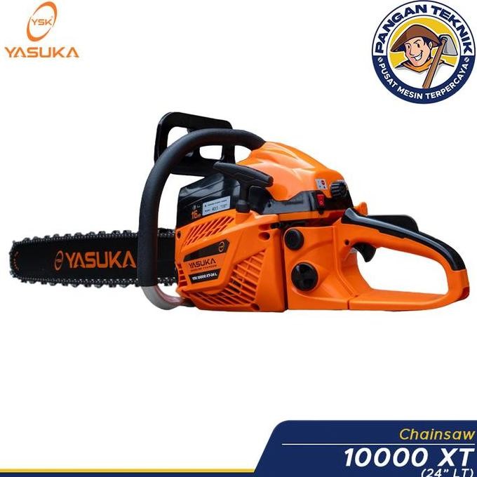 N Gergaji Mesin (Chainsaw) Yasuka 10000 Xt-  Bar 24" Lt