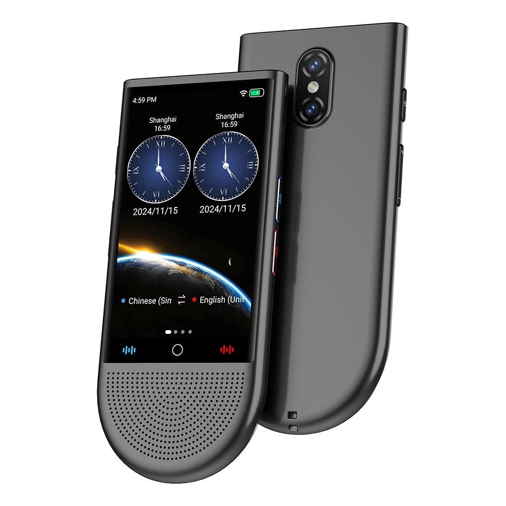 

S15 4G Portable AI Translator 148-Language Real-time Ai Voice Photo Translator Offline Online Language Translator Device