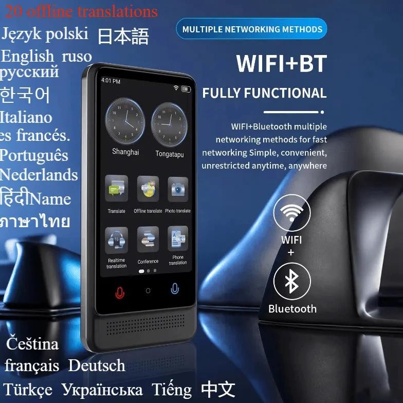 

New Intelligent Offline Polish Ukrainian Turkish Czech Russian Translator Online 137 Languages AI Chatgpt Translation Equipment