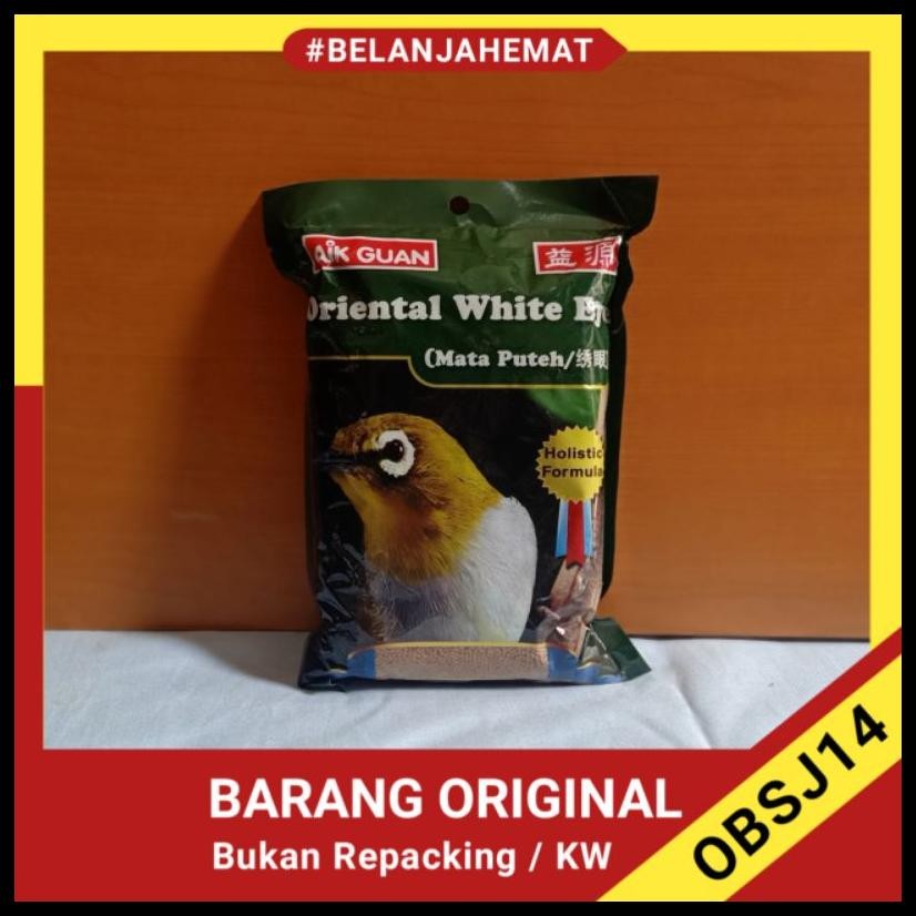 AIK GUAN VOER 500 GRAM ORIENTAL WHITE EYE PAKAN PLECI
