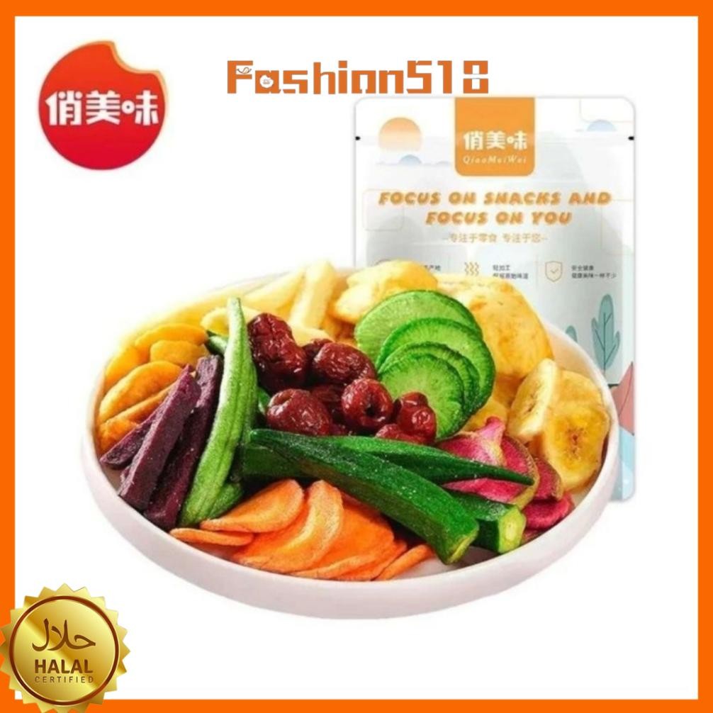 

(HALAL) 250gr Cemilan Snack Sayur Buah Kering | Dried vegetable and fruit | Snack Sehat Diet | Guilty
