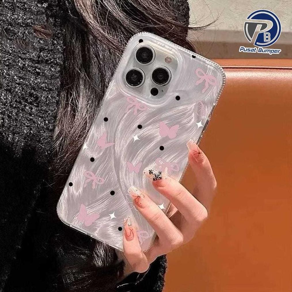 Jy-56 Ss-64 Ss1025 Case For Iphone 7G 8G 7+ 8+ X Xs Xr 11 12 13 14 15 16 Pro Max Silikon Butterfly C