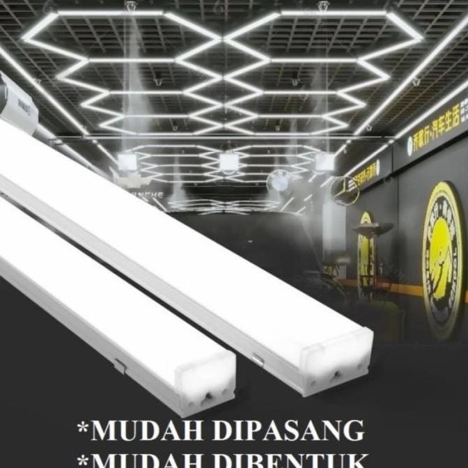 LAMPU LED KAP TL WATERPROOF 20WAT 40W 120CM IP65 OUTDOR LAMPU T8120cm