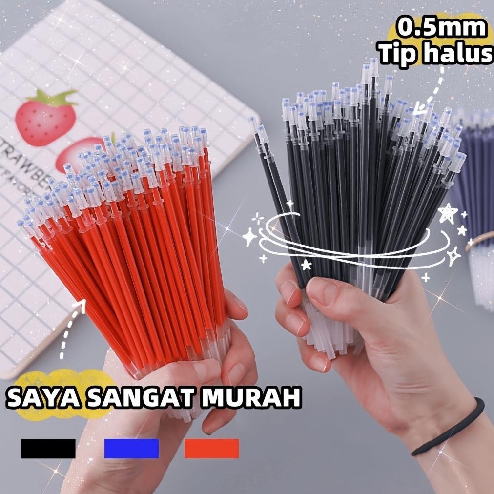 

NAJWA - Refill Tinta Pulpen Cair / Tinta Pena Cair Biru Hitam Merah / Isi Ulang Pulpen Gel ACC READY STOCK