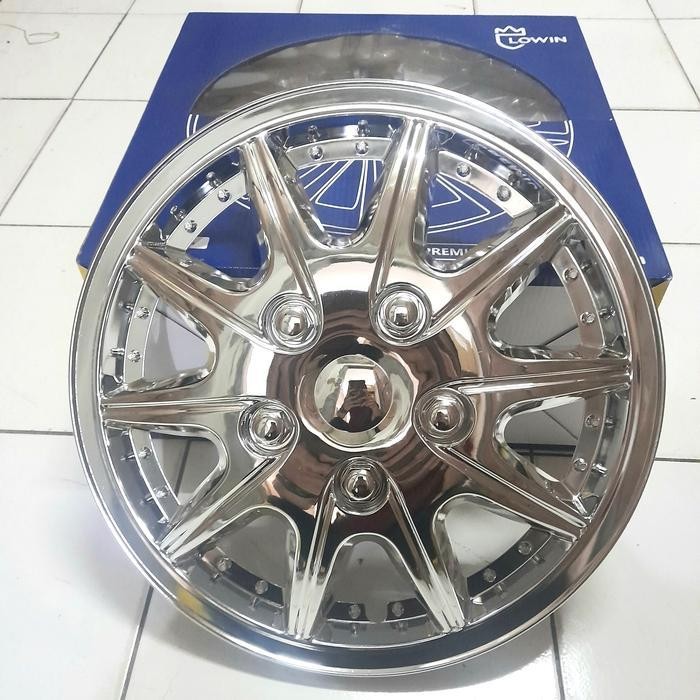 Wheel Dop Cover Velg Standar Kaleng Dop Roda Ring 16 Warna Chrome ( Harga Set 4Pc ) Original Dan Ter