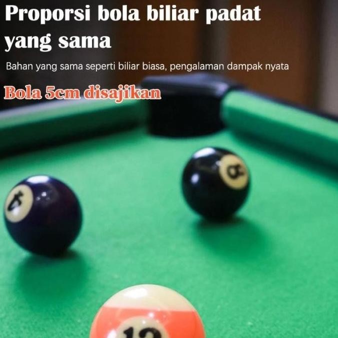 Mini Pool Table-6-ft/ Meja Billiard Mini Foldable Leg Kaki Lipat / Billiard Table Bonus /Mini Pool T