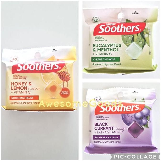 

Nestle Australia Soothers Throat Lozenge 3 Pack