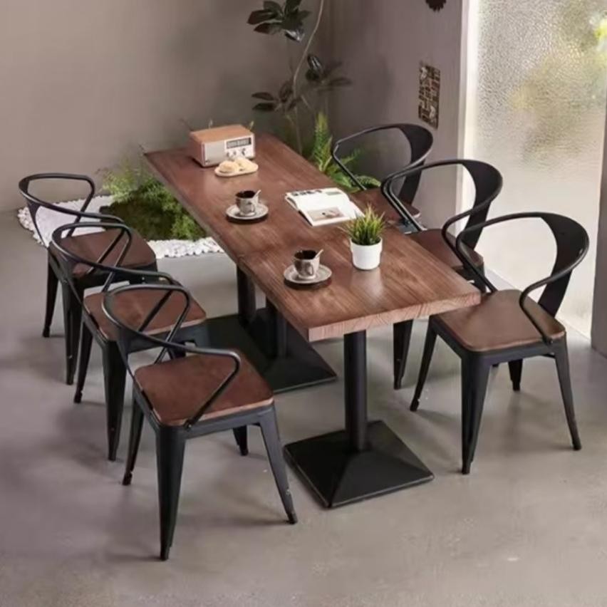 Kursi Bar Besi Kursi Makan Kursi Persegi Tinggi Kursi Outdoor