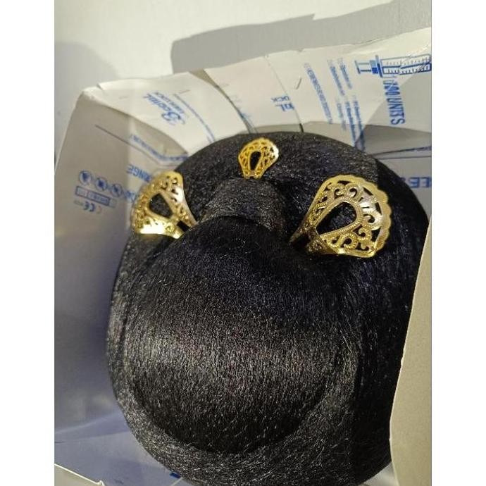 Sanggul Jawa Solo/Jogja + Hiasan Tusuk Konde MS04