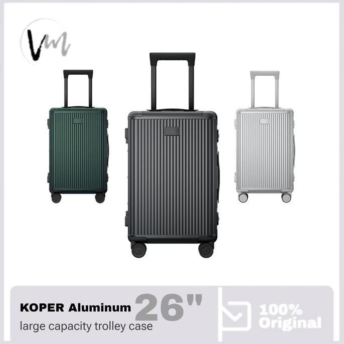 Xiaomi Mijia Koper 26" Aluminum Frame Carrying Case With Tsa Customs Lock 26 Inch Luggage