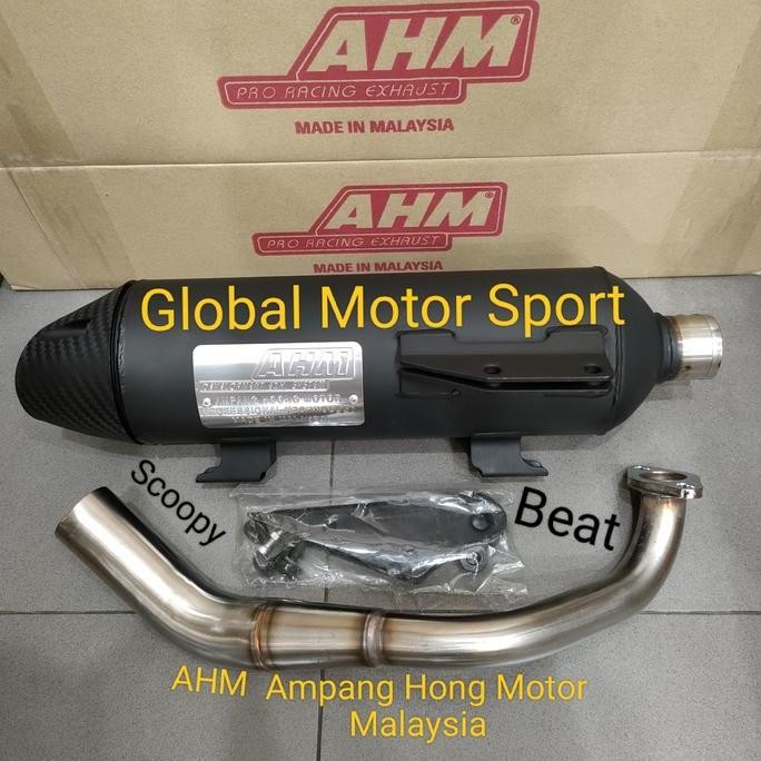 Knalpot Tsukigi Standar Racing AHM Beat fi,Beat Scoopy.