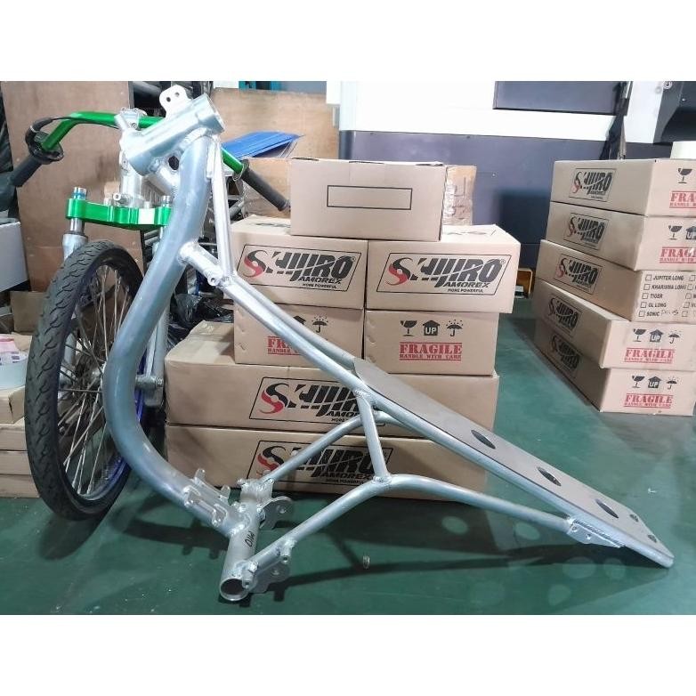 RANGKA DRAG MATIC *MIO *BEAT *VARIO *AEROX FULL ALUMINIUM BY.SHIJIRO AMOREX