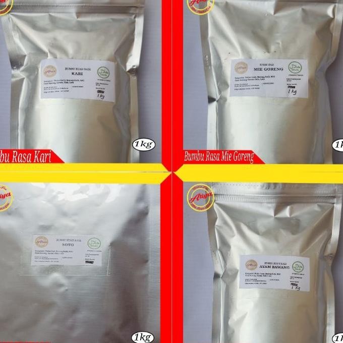 

Bumbu Kuah Indomie Rasa Ayam Bawang Soto Mie Goreng Kari Seblak 1Kg. Bumbu Masak N Melezatkan Semua Masakan Berkuah Anda. Praktis Dijamin Enak.Untuk Kuah Mie Ayam Mie Bakso Tumis Oseng Dan Untuk Masakan Lainnya.