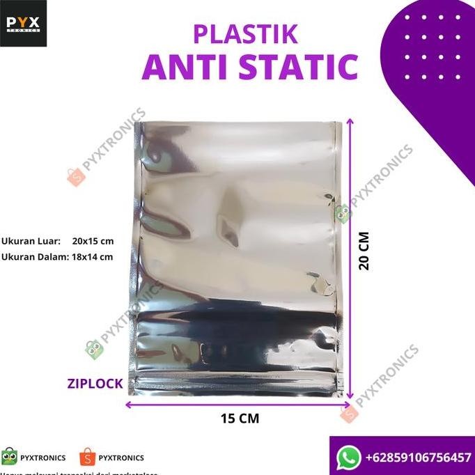 Plastik Anti Static Ziplock Klip Esd Anti Statis Plastic Hardisk Elektronik