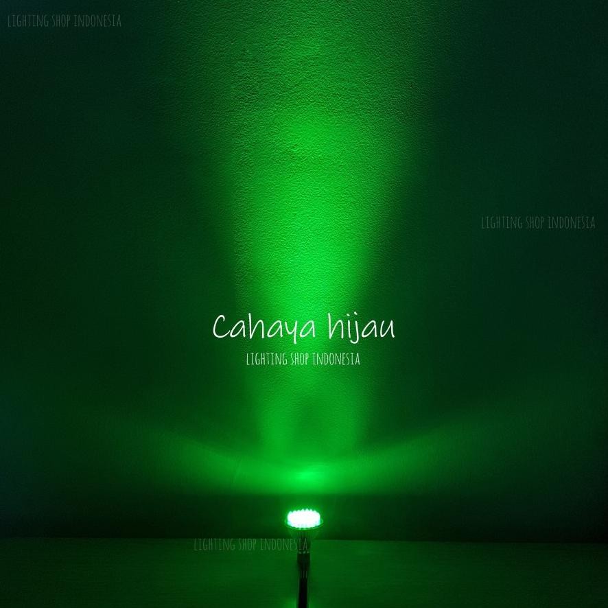 Lampu halogen led 3watt 48 mata biru merah hijau warm fiting e27 mr16