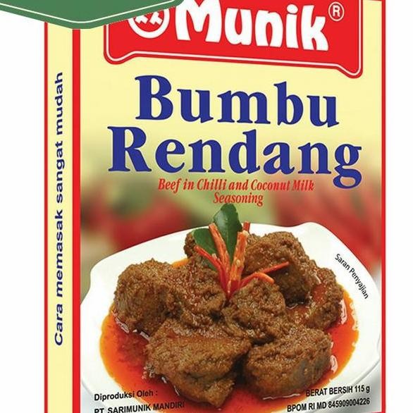 

Bumbu Munik Nasi Goreng Uduk Kuning Ayam Rendang Empal Rawon Hainam