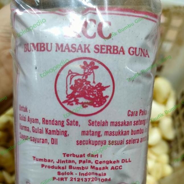 

Bumbu Masak Pemasak Rendang Gulai Soto Opor Kari Serbaguna Acc