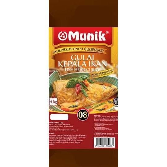 

Bumbu Munik Gulai Kepala Ikan 1Gr