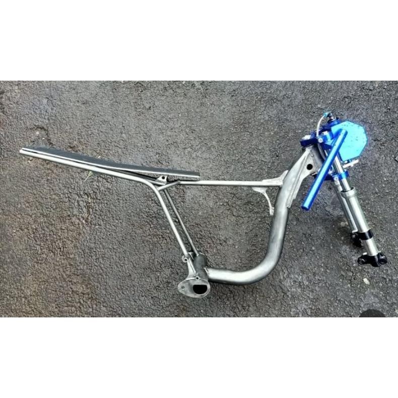 frame(rangka )drag model rebah beat karbu/beat injeksi