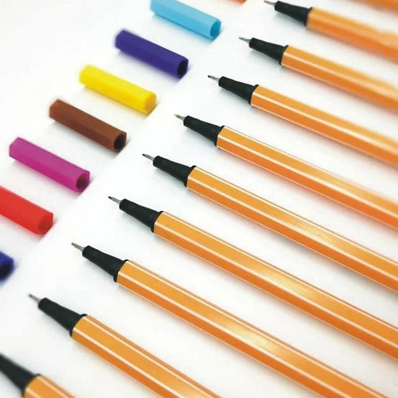 

12 Colors Fineliner Set Drawing Pen 0.4Mm Liner Pens Sketch Marker Tiralineas Tekenen Lettering Markers Pennarelli Dessin