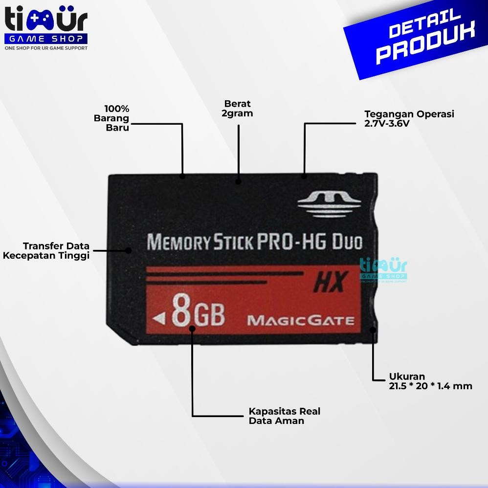 Memory Stick Pro HG Duo Card SONY Kamera PSP 8GB Best Quality