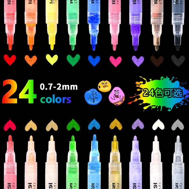 

Acrylic Metal Beautiful Color Painting Pen, Multi-Function Calligraphy Practice, Special Pen For Students